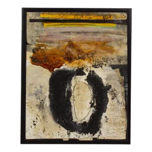 2005 Signed Juliet Holland “Asuka 3” Mixed Media Collage