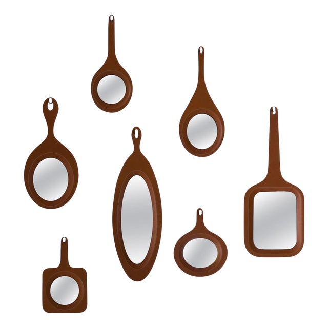 Perfect Day Monocolor Wall Mirrors by Oscar Maschera, Set of 7 For Sale