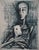 Bernard Buffet Apocalypse, Saint John in Lamb, 1961 Original engraving at the dry point On bfk rives vellum 46 x 38 cm...