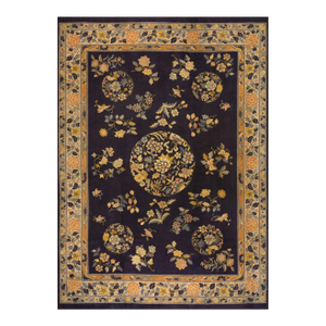 Antique Chinese Art Deco Rug 9' 7'' x 13' 0''