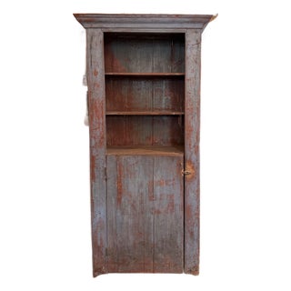 19th Century American Painted Cupboard For Sale