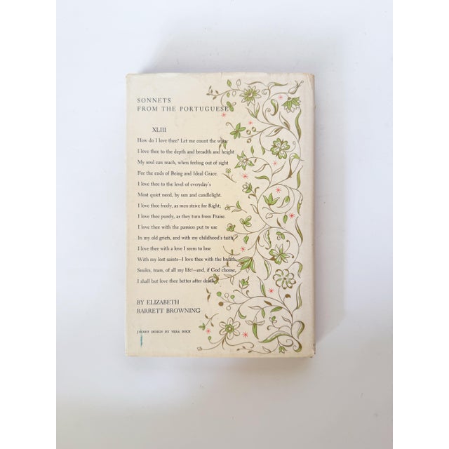 1950s 1954 Edition of "Sonnets From the Portuguese and Other Love Poems" Book by Elizabeth Barrett Browning For Sale - Image 5 of 11