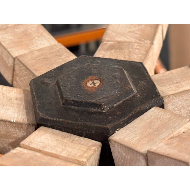 Taupe Anthem Wooden Orb Chandelier For Sale - Image 8 of 12