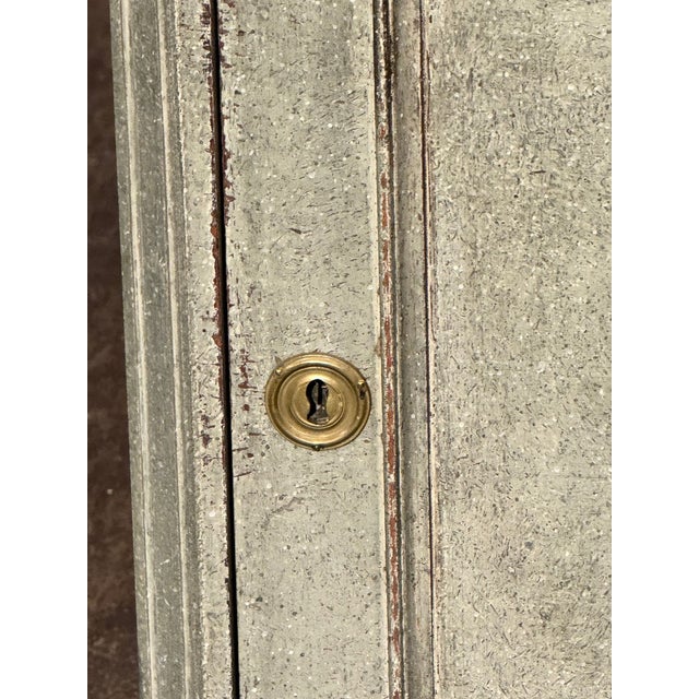 Wood Early 20th C. Swedish Painted Side Cabinet For Sale - Image 7 of 12