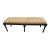 Louis XVI Style Ebonized Banquette Bench - Arhaus For Sale