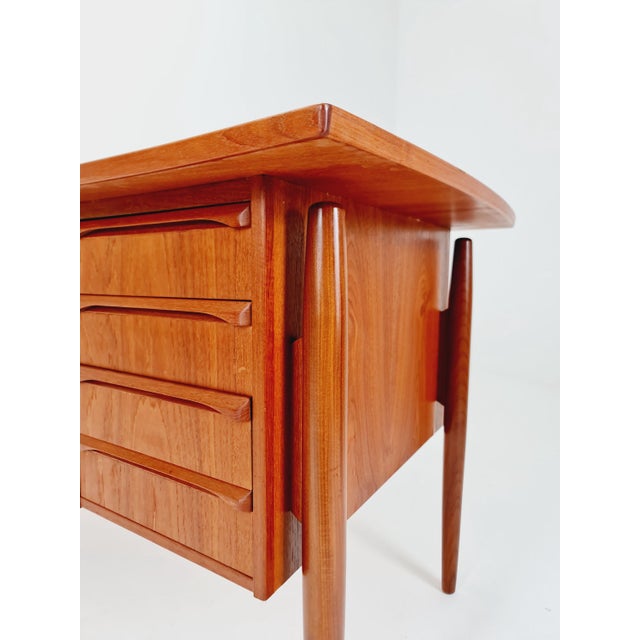 Vintage Danish Teak Desk from GV Møbler, 1960s For Sale - Image 17 of 18
