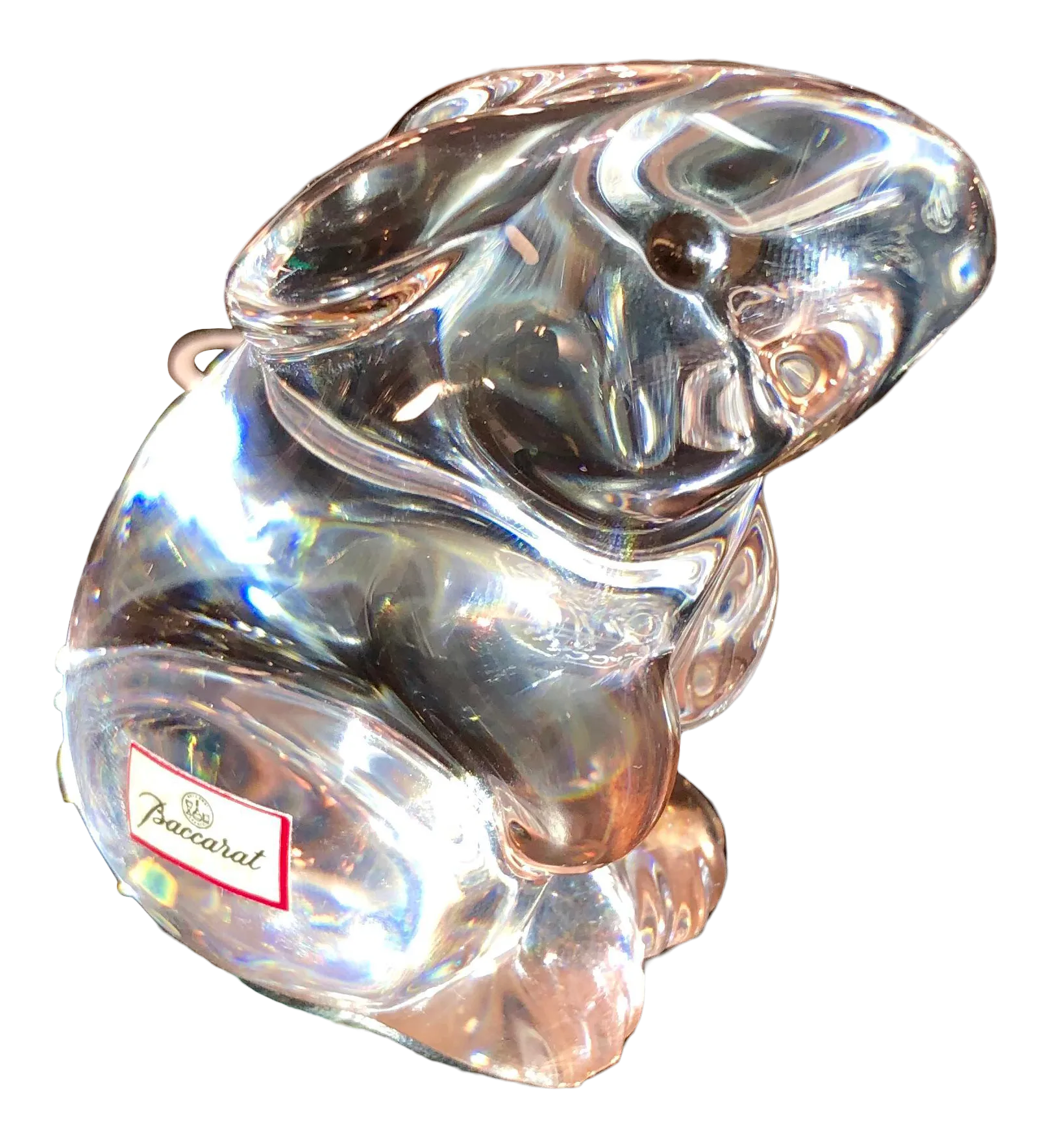 Baccarat Crystal Bunny Figurine | Chairish