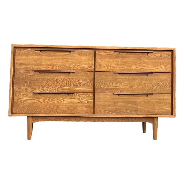 Mid 20th Century Fully-Refinished Mid Century Merton Gershun Dillingham Samara Sixer For Sale