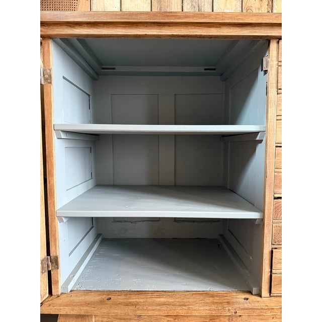 An iconic piece from the post-war reconstruction program, this low oak sideboard is by rené gabriel (1890-1950), a...