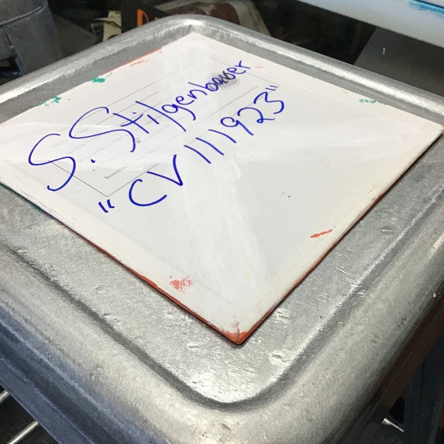 Acrylic on 8" by 8” Canvas Panel. Artist signed on the back side with S. Stilgenbauer (CA Artist Stephen Stilgenbauer). >>...