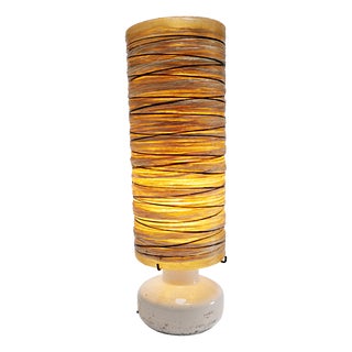 Vintage Ceramic, Resin and Fiberglass Lamp from Accolay For Sale