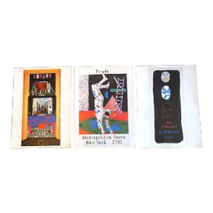 Vintage David Hockney Poster Lithographs - Set of 3