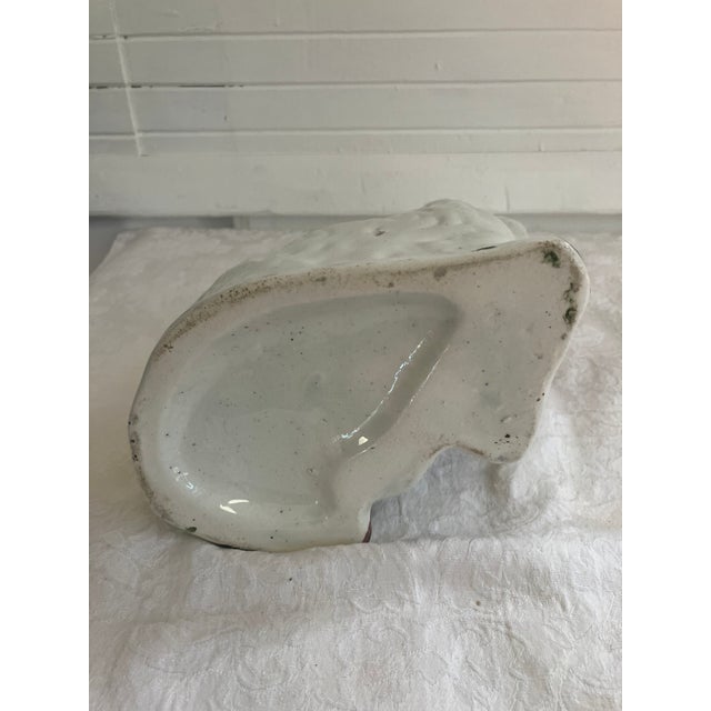 Ceramic Late 19th Century Victorian Stafford Ceramic Brown & White Spaniel Dog Figurine For Sale - Image 7 of 9