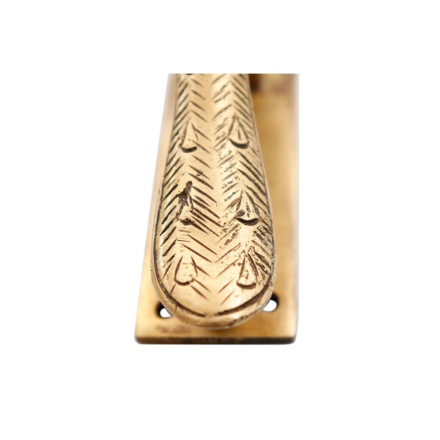 2020s Brass Peacock Door Knocker For Sale - Image 5 of 5