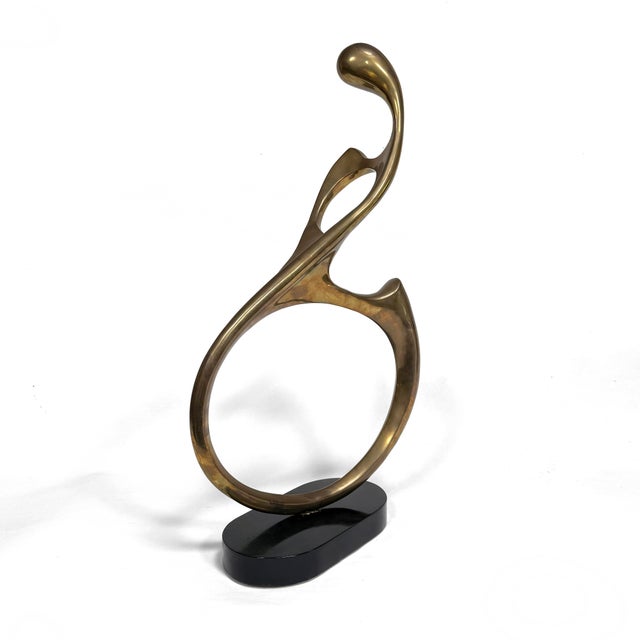 Bronze Biomorphic Abstract Sculpture For Sale - Image 4 of 12