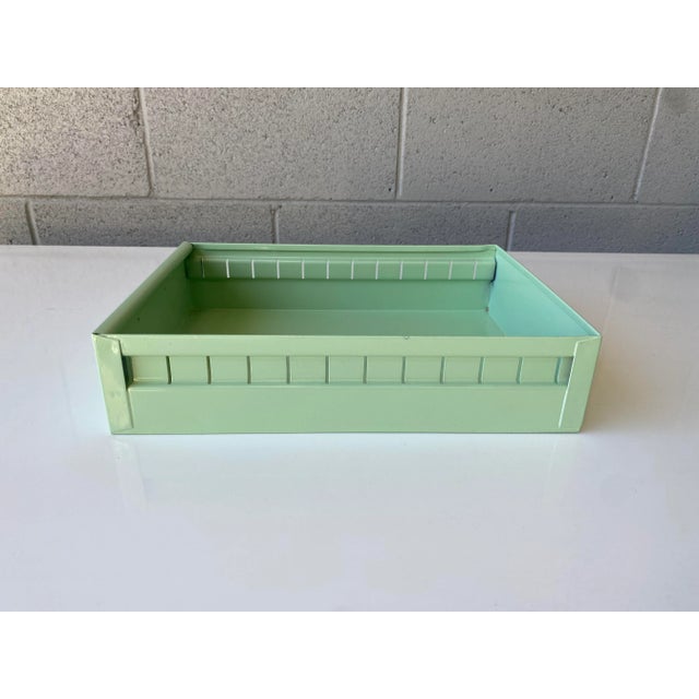 Mid Century Steel Drawer Insert, Repurposed as Organizer / Container ...