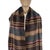 John Barbour Late 20th Century Barbour Brown Plaid 100% Wool Scarf For Sale - Image 4 of 9