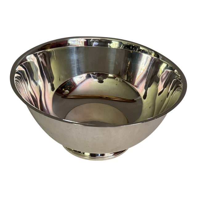 Vintage Silverplate Paul Revere Reproduction Bowl by Oneida For Sale
