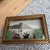 Charming vintage three dimensional diorama depicting a British military parade of painted toy soldiers (likely metal)...