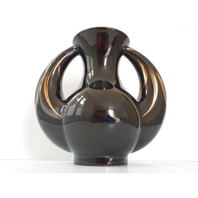 Vintage French Ceramic Vase, 1950s-1960s For Sale - Image 6 of 7