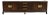 John Stuart for Mount Airy Hollywood Regency Chinoiserie Monumental Mahogany and Brass Sideboard Credenza, 1960s For Sale
