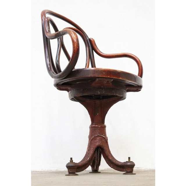 Late 19th Century Captains Chair For Sale - Image 5 of 11