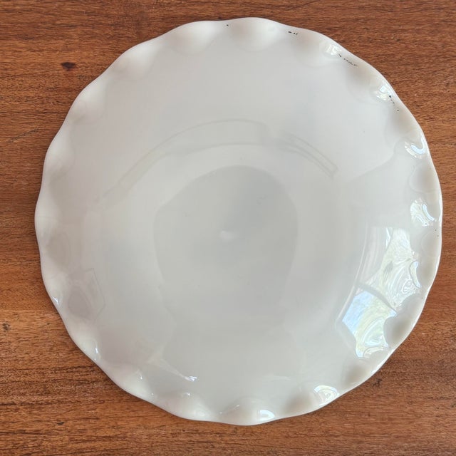 Ralph Lauren Small Vintage Equestrian Catchall Dish With Scalloped Edge For Sale - Image 4 of 5