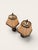 Pair of Miniature 19th Century French Bronze Flame and Urn Fragment Lamps For Sale - Image 4 of 4