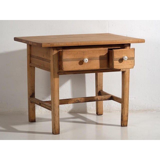 1920s Oak Kitchen Table, 1920s For Sale - Image 5 of 15