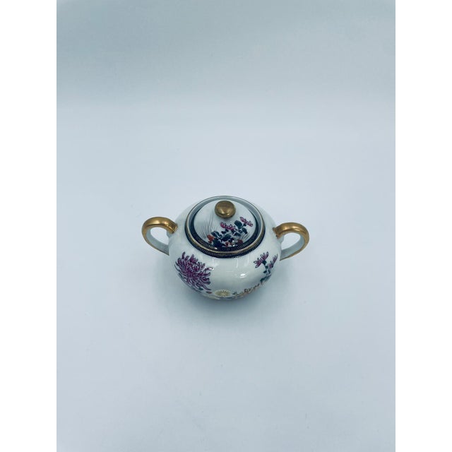 Porcelain Sugar Bowl Japan Kutania, 1975 For Sale - Image 4 of 12