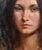 Textile Richard Alan Schmid - 1969 Portrait of a Brunette Model - Oil Painting For Sale - Image 7 of 10