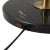 Black Rancho Mirage Floor Lamp - Matte Black & Gold-Leaf Shade, Weathered Brass, Black Marble Base, Dimmer For Sale - Image 8 of 12