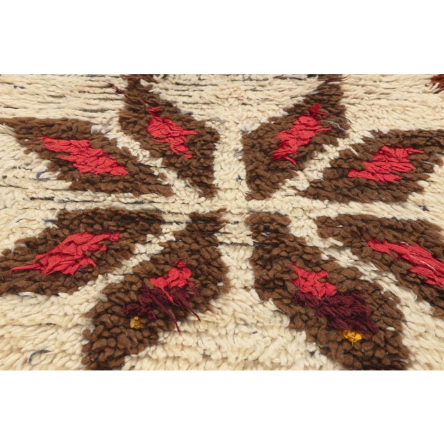 Late 20th Century Vintage Azilal Moroccan Rug, 03'02 X 06'11 For Sale - Image 5 of 10