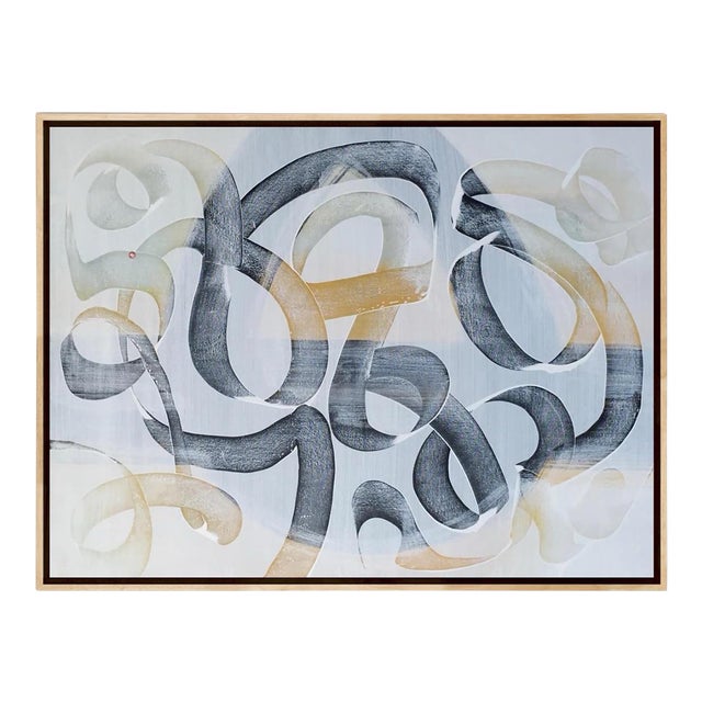 Framed Original Painting Titled Wrapped by Pamela Harmon For Sale