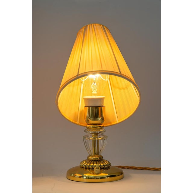 Bakalowits Table Lamps with Fabric Shades, Vienna, 1950s, Set of 2 For Sale - Image 11 of 15
