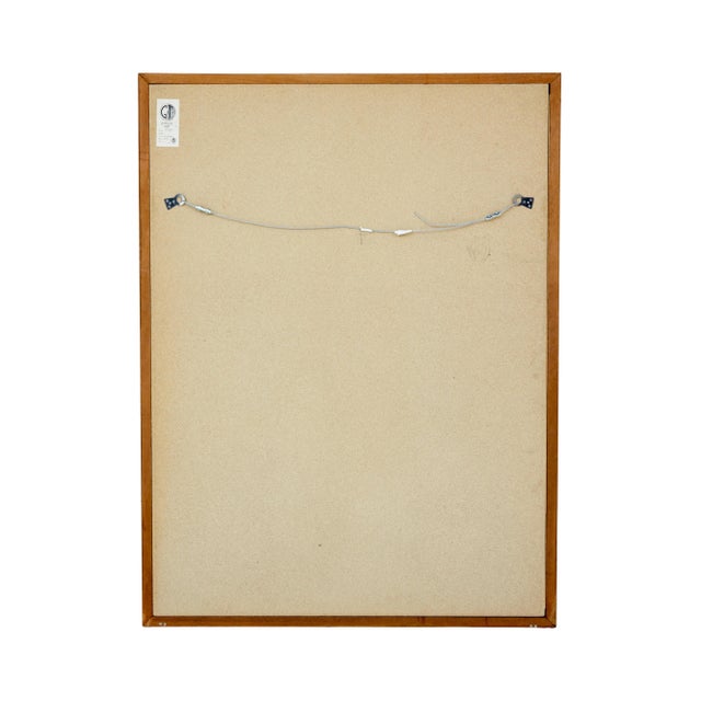 Mid-Century Swedish Wall Mirror from G&T, 1950 For Sale - Image 4 of 6