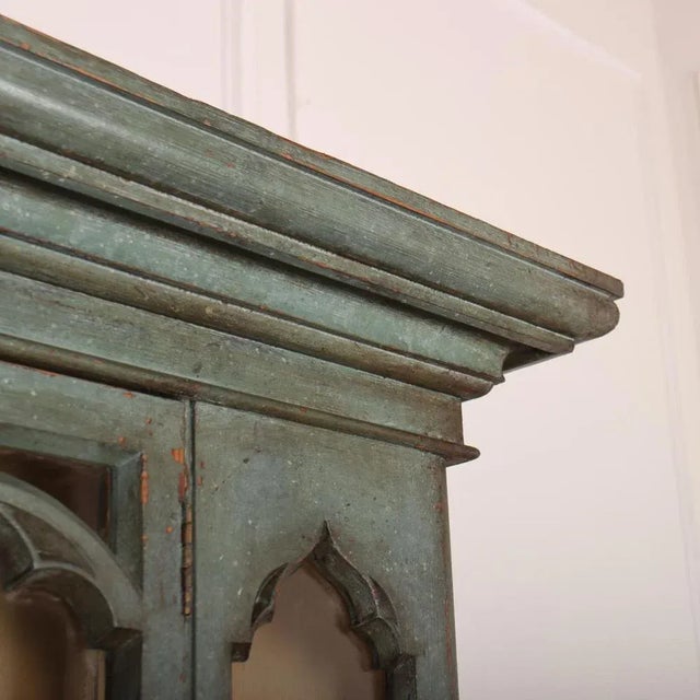 Green West Country Glazed Dresser For Sale - Image 8 of 11