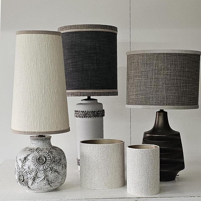 Ceramic Table Lamps by R. Hoube, 1970, Set of 3 For Sale - Image 6 of 13