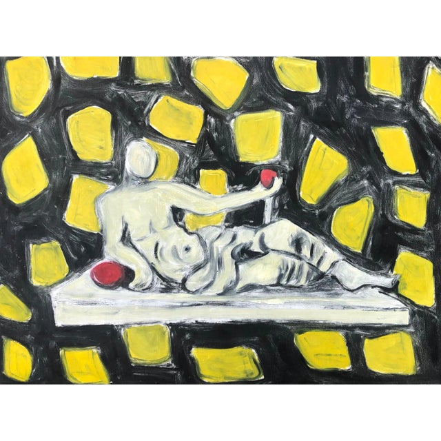 1985 Adrienne Anderson Neo Classical Figure Monoprint For Sale