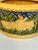 Ceramic Vintage Majolica Green and Yellow Biscuit Container Styled After George Jones For Sale - Image 7 of 11