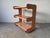 Mid-Century Modern 1980s Vintage Postmodern Space Age Laminate Bar Cart / Rolling Display Shelf For Sale - Image 3 of 13