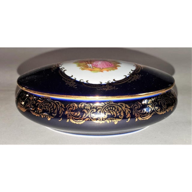 Vintage Limoges Castel 22 Karat Gold Trinket Box Chairish