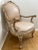 French Dining Chair,, Contemporary Louis XV Style Leather & Wood For Sale - Image 3 of 4
