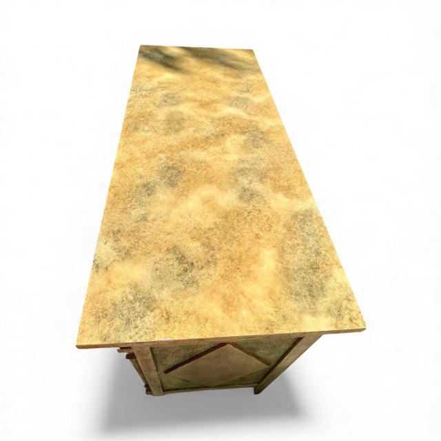 1980s Venetian Style Painted Palm Beach Regency John Widdicomb Chest of Drawers For Sale In West Palm - Image 6 of 16