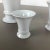 White Porcelain Op Art Vase Vase by Fürstenberg Ceramics, Germany, 1970s, Set of 3 For Sale - Image 8 of 18