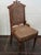Victorian Antique Victorian Gothic Eastlake Walnut Parlor Chair Large For Sale - Image 3 of 6