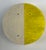 Round Sculpture in Yellow and Cream For Sale - Image 4 of 6