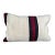 Turkish Hemp Pillow Cushion Natural Beige Red Pillow Cushion Cover 16" x 24" For Sale