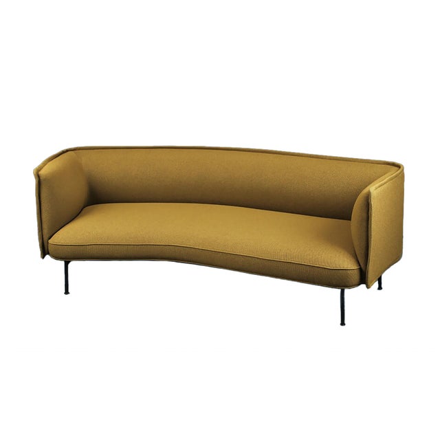 Modern 2.5-seater designer sofa, 'lilin' by wendelbo, created by italian designer luca nichetto in 2019. the lilin...