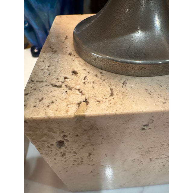 Philippe Barbier Vintage Philippe Barbier Sculptural Lamps - a Pair For Sale - Image 4 of 12